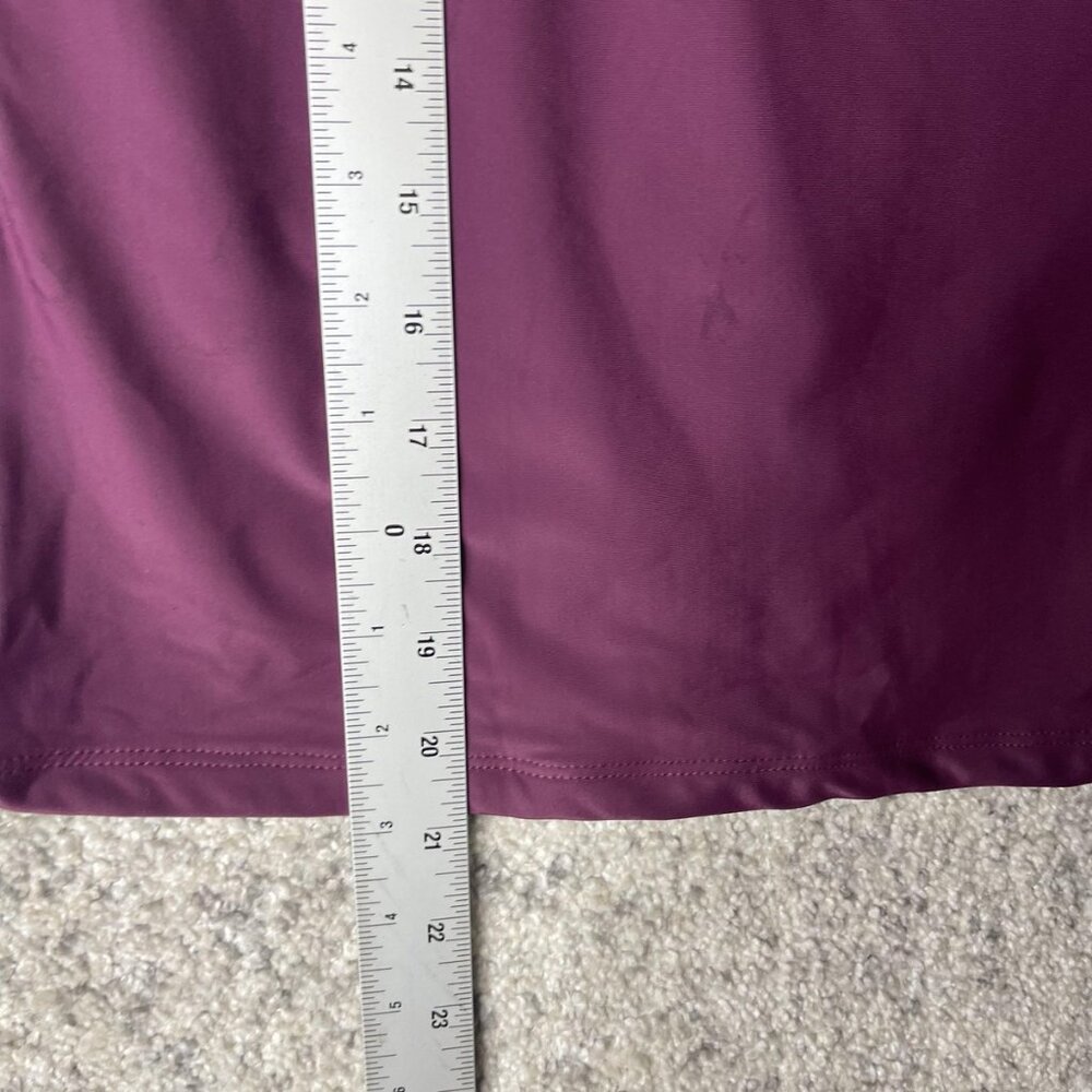 Good American Shirt Womens 2XL Purple Sleeveless Tank Top Sample Stretch - Picture 2 of 6